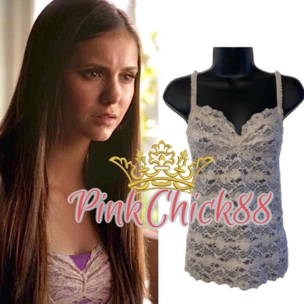 ASO Elena Gilbert - The Vampire Diaries Pins & Needles Lace Cami Size M